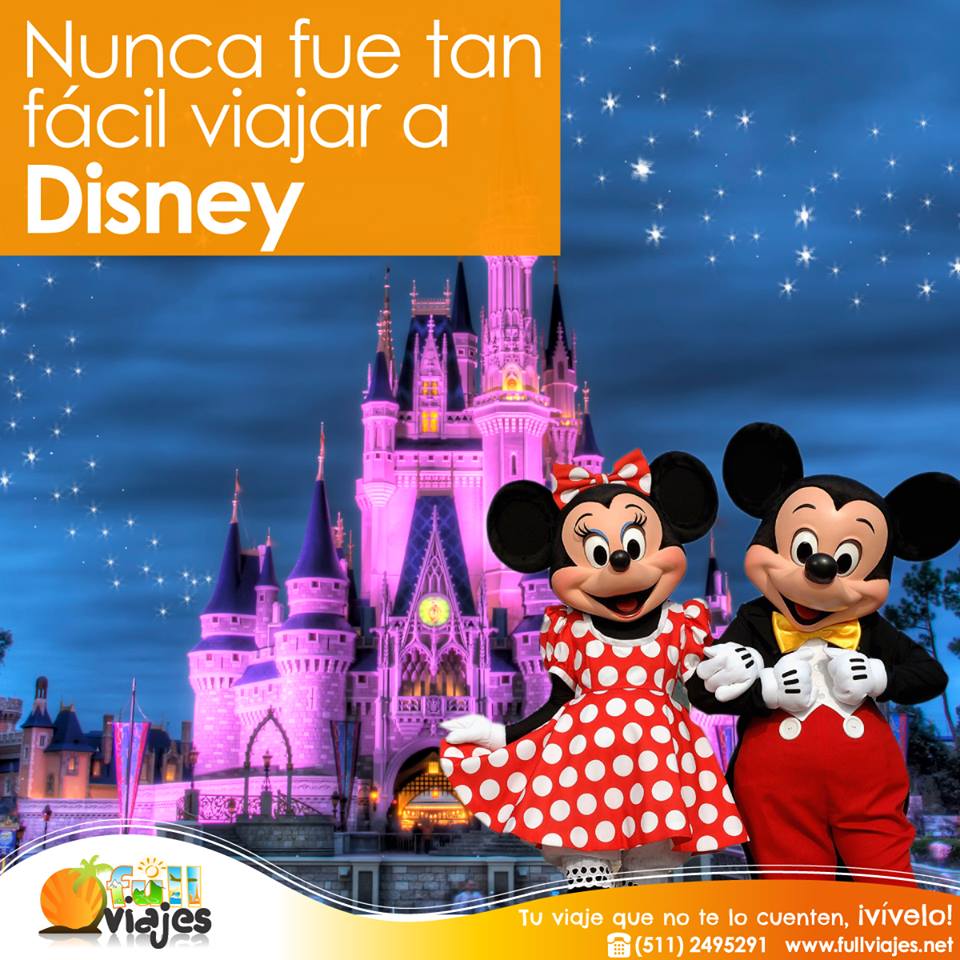 Paquete - Ahora es el momento para vacaciones en Disney - Full viajes Peru